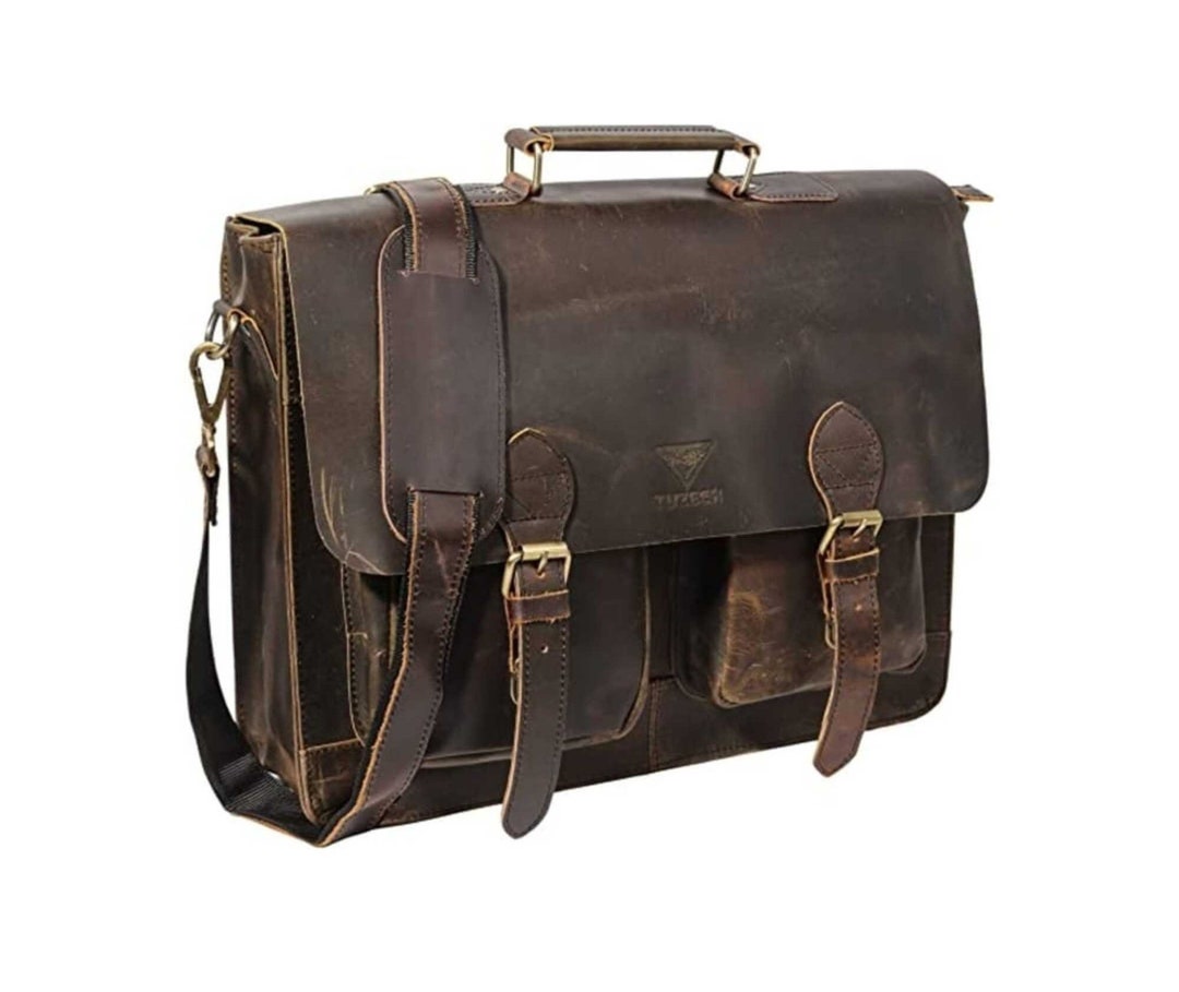 FARM PREMIUM BUFFALO LEATHER DUFFEL WEEKENDER BAG - The Leather Farm