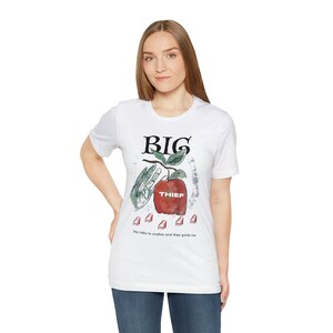 T-Shirt De Concert TWO BIT THIEF - Unisexe Taille XL - Couleur Blanc Coton - Fabriqué Aux USA - Neuf Sans étiquettes