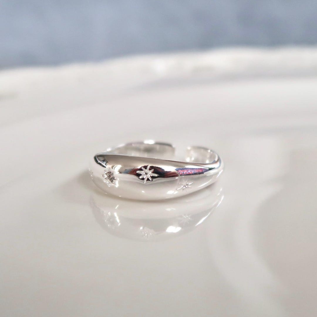 LAST ONE Daylight Ring - Zircon Gem Stone Silver Ring