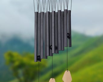 Large Deep Tone Wind Chimes Outdoor – Aluminum Meditation Wind Chime for Garden, Patio & Balcony Decor, Relaxing Zen Sound, Memorial Gift