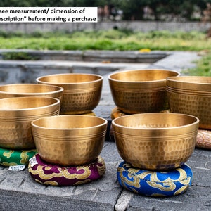 Singing Bowl Set of 7 Pituwa Bowls from Nepal made high quality Tibetan Bowl for Meditation and Therapy and beautiful sound bowl