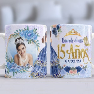 PSD  Plantilla de Sublimación para  Quince años - Diseño Personalizable