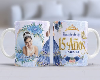 PSD Sublimation Template for a Quinceañera - Customizable Design