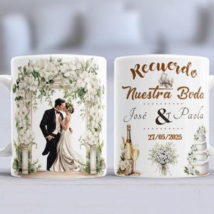 Sublimeringsmall - Redigerbar data - Bröllopsminnesmärke - Klar att skriva ut JPG - PNG