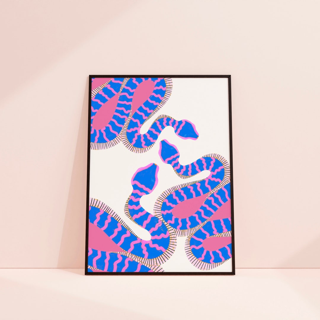 Snakes Wall Art/ Art Print/ Poster - Etsy