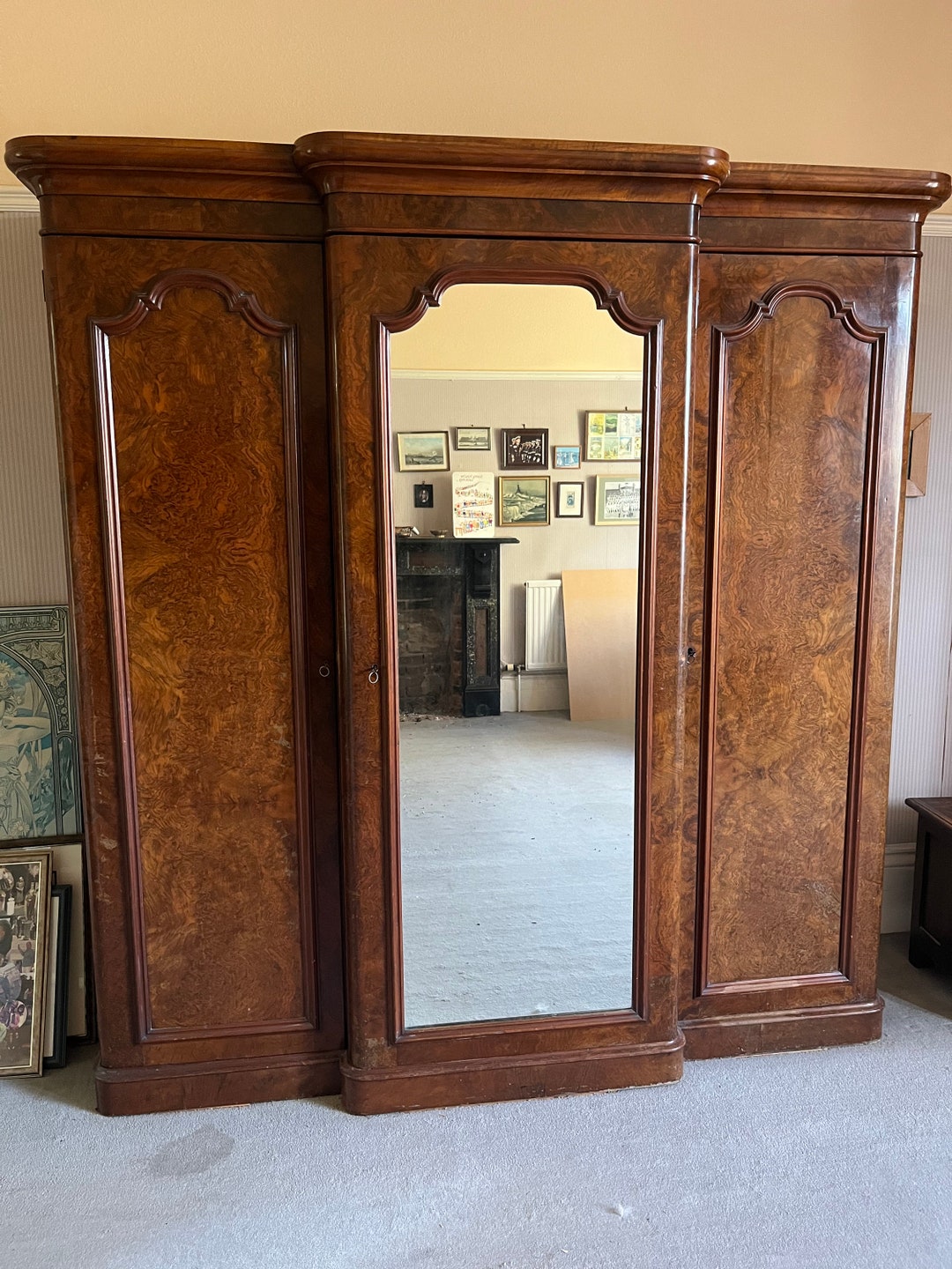 VICTORIAN ANTIQUE WARDROBE Etsy UK