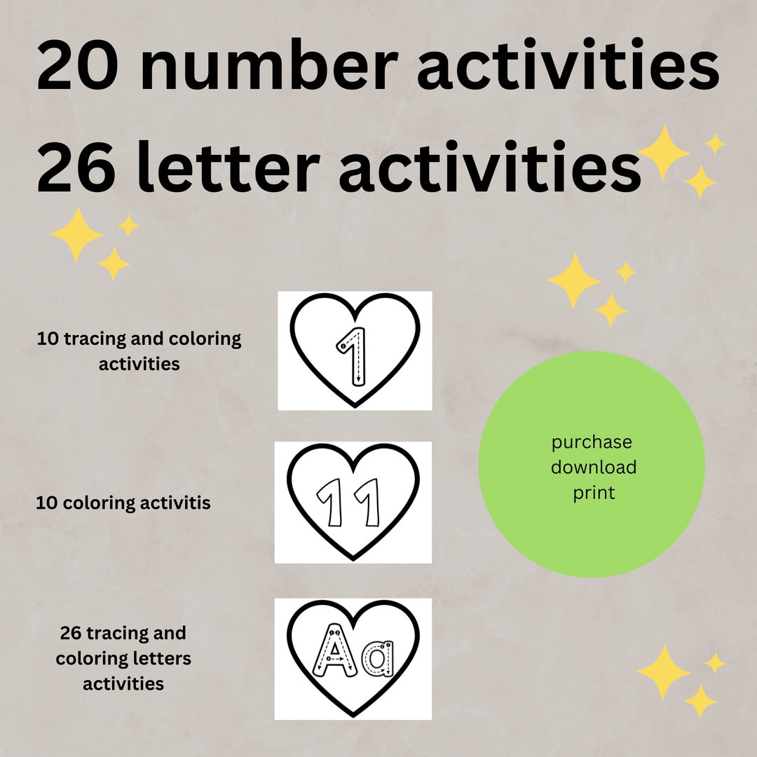 46 Preschool Toddlers school Age Children Number and Letters Printable