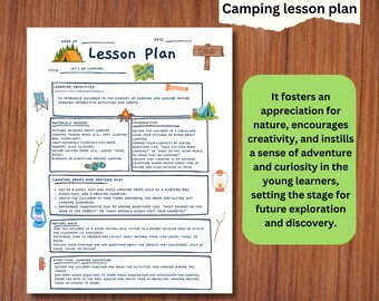 Nature's Little Explorers: Preschool Camping Adventures