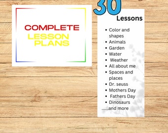 30 complete lesson plans ages 2-5