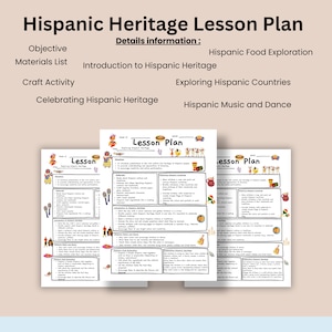 Hispanic Heritage Month l Lesson Plan: Explore, Learn, Celebrate!&quot;