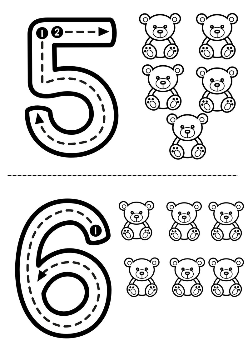 Counting Bears Printable Centers, Morning Work, Small Group ...