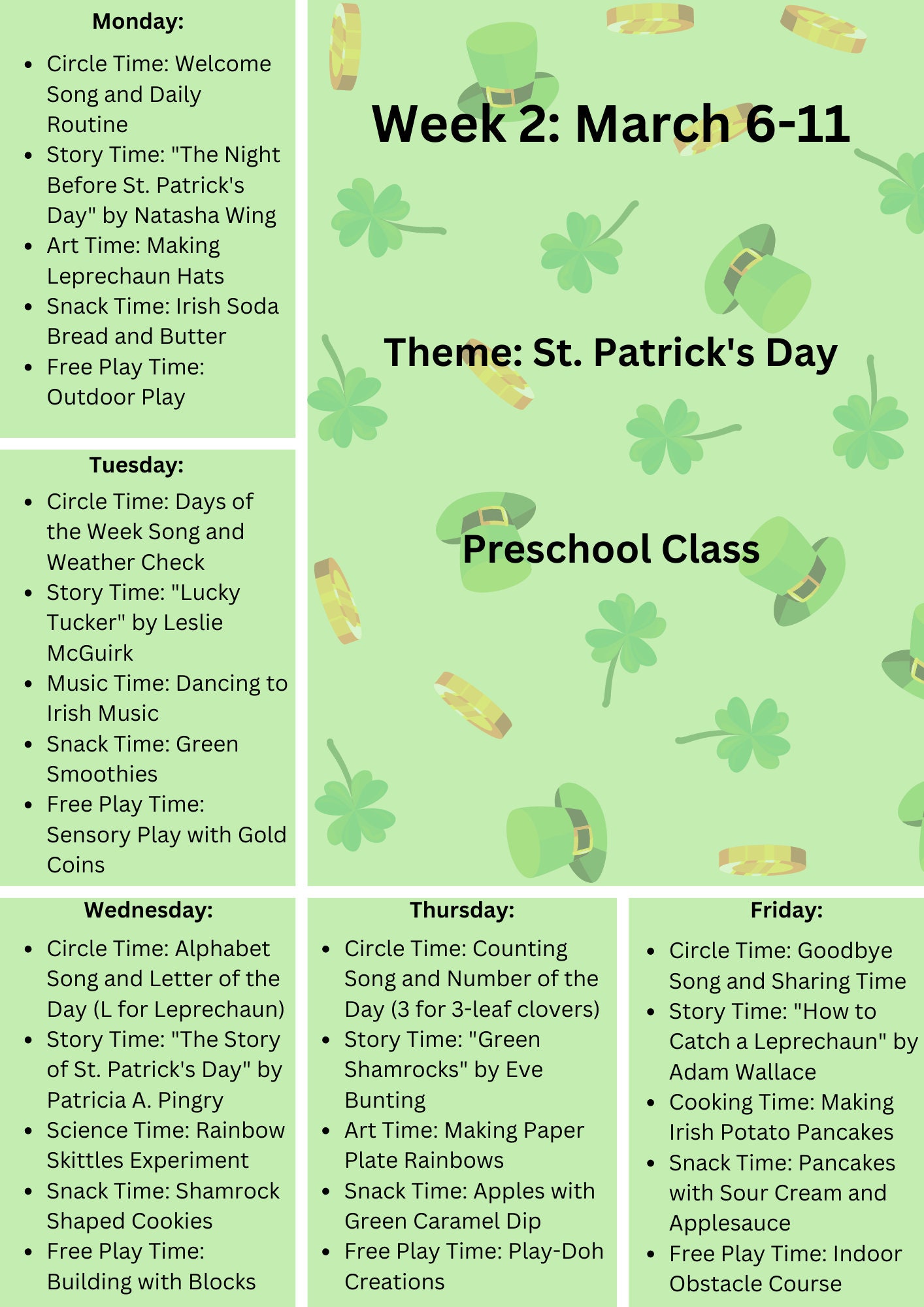 st patrick day lesson plans 5th grade
