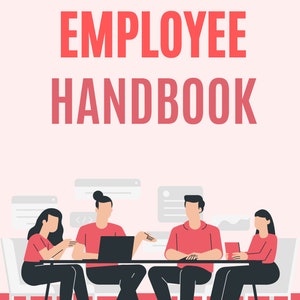 Daycare Employee handbook|  New hire |Printable for family daycare and large family childcare | licensed centers|facilities and preschool