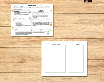 Germ themed lesson plan for preschoolers ages 3-5