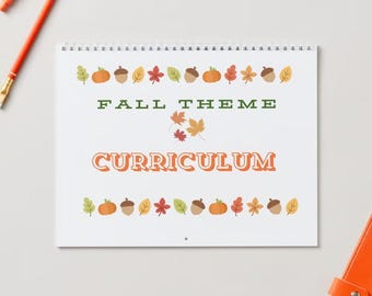 Fall themed curriculum for children ages 2-5