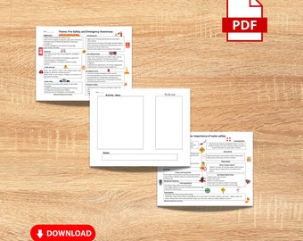 Safety  bundle lesson plan: water safety and fire safety awareness