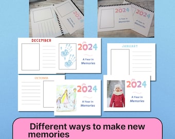 2024 Kids Memory Planner for the year