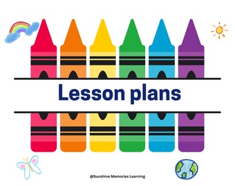 Customizable Lesson Planner - English  and Spanish lesson planner for infants, toddlers and preschoolers