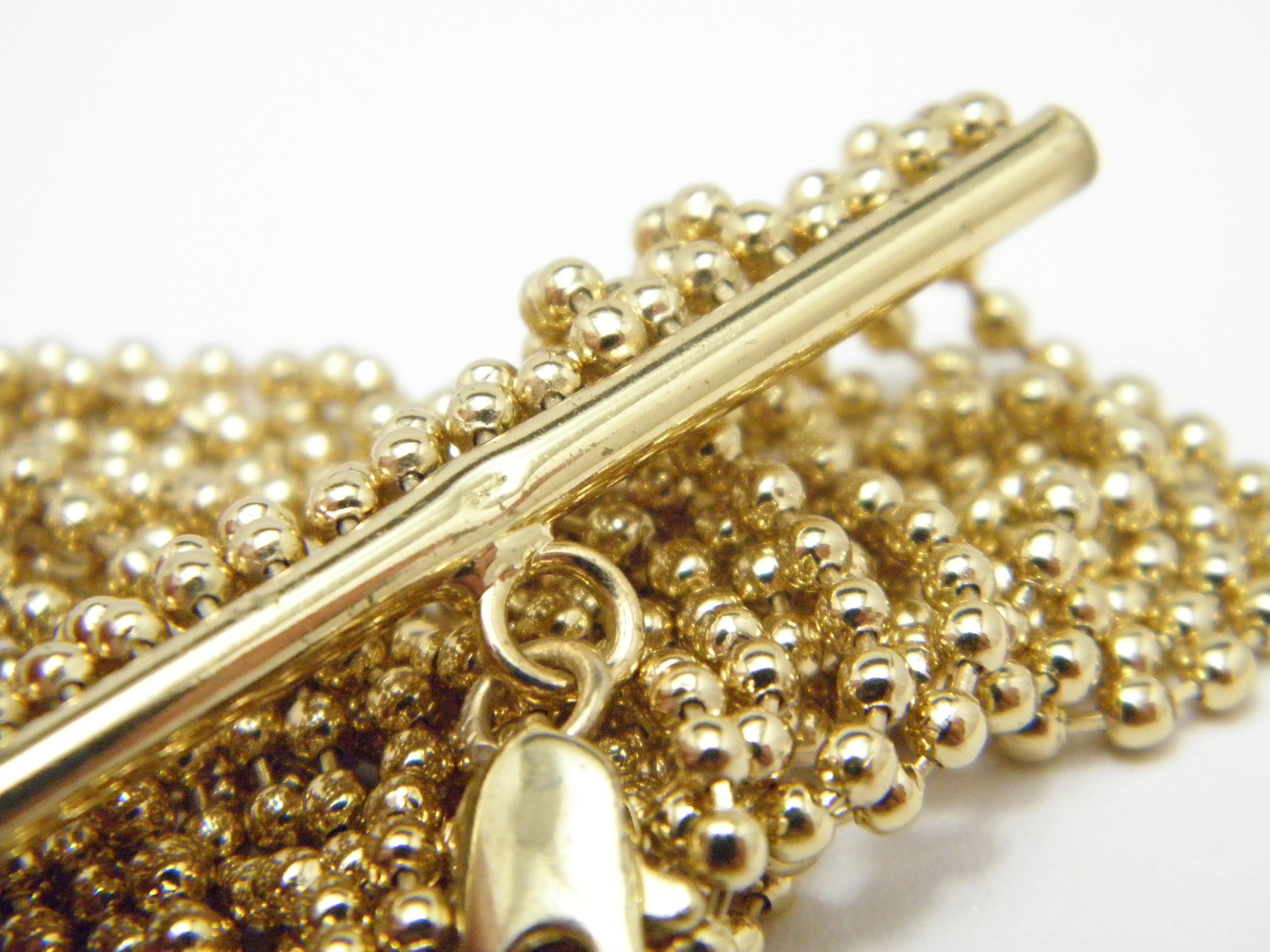 ヴィンテージ 9カラット ゴールド 19ストランド ポップコーン ラップ