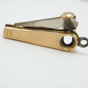 Antique 15ct Heavy Gold Cigar Cutter Fob Chester c1920 Heavy 18g