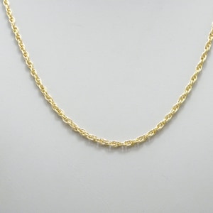 Vintage 9ct Gold Heavy Prince Of Wales Twist Chain Necklace 18 Inch 2.5mm Wide 10g