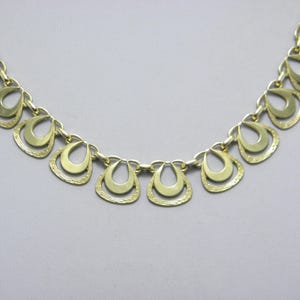 Vintage 14ct Heavy Gold Cleopatra Collar Necklace 16 Inch c1970 Quality