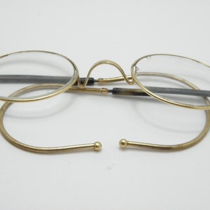 Antique Solid 9ct Gold Reading Glasses 1942 in Original Box