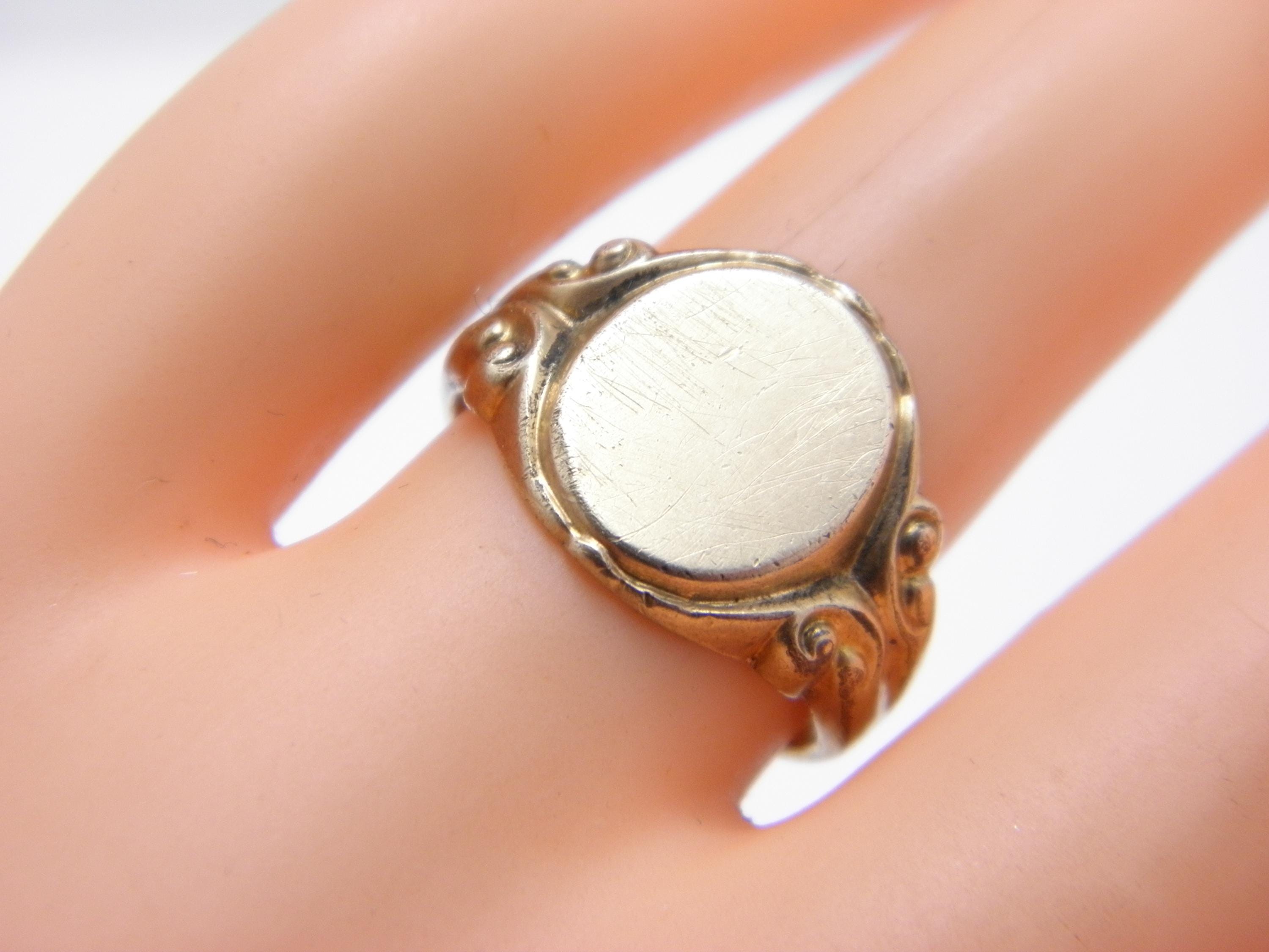 シグネットリング - Etsy 日本