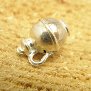 Antique / Vintage Sterling Silver Huge Water Jug Charm for Bracelet or Pendant