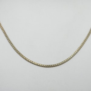 Vintage 9ct Gold Diamond Cut Curb Chain Necklace 18 Inch 2.7mm Wide