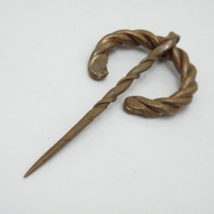 Ancient Roman Bronze Senatorial Toga Pin 3rd Century Museum Quality