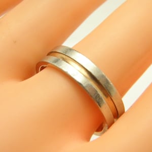 Vintage 950 Palladium Heavy Wedding Band Ring 7g 5.6mm Size S (US Size 9.25)