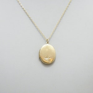 Antique 9ct Gold BF Locket Pendant Necklace 18 Inch Cable Chain c1910