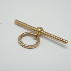 Antique 9ct Heavy Gold Albert T Bar c1880 Very Rare Pocketwatch Huge Unusual