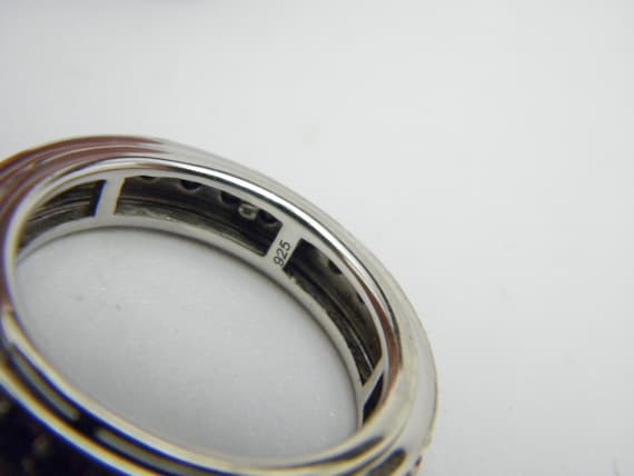 Custom Sterling Silver Ruby Spinner Fidget Ring B… - image 9