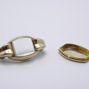 Vintage Solid 9ct Gold Rolex Watch Case and Curvex Glass, Chester 1954 Hallmarked