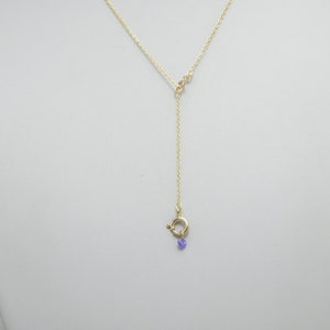 Custom 9ct Gold Belcher Charm Necklace 16 18 20 Inch with Gemstone Pendant
