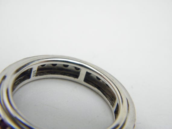 Custom Sterling Silver Ruby Spinner Fidget Ring B… - image 8