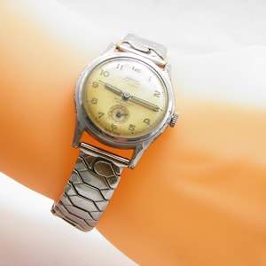 Vintage Lanco (Omega) Military Wristwatch 17 Jewels Manual Swiss RARE