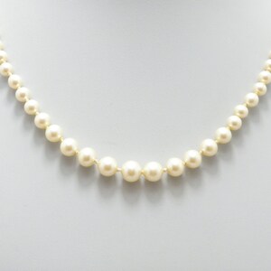Antique 9ct Gold Pearl Graduated Opera Necklace 17 Inch Stunning c1890