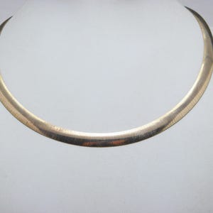 Vintage Bronze Rose Gold Cleopatra Snake Collar Necklace 18 Inch Quality