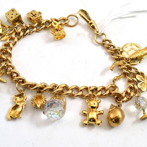 ヴィンテージ 9カラット ゴールド 19ストランド ポップコーン ラップ