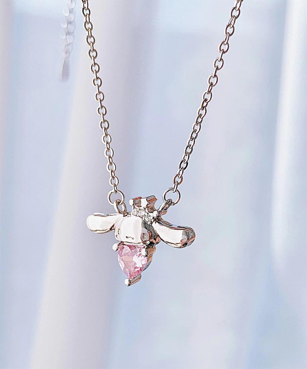 Cute Sanrio Cinnamoroll Themed Necklace Kawaii Sanrio Etsy