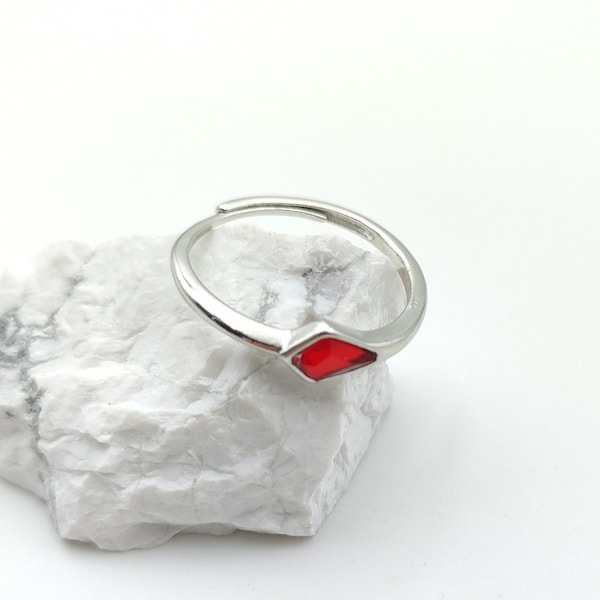 Jojo Schlüsselanhänger SXYNIO JOJO Diamond Is Unbreakable Ring Kujo Jotaro Cosplay Zubehör Cosplay Ring Open Ring Jojo Bizarre Adventure