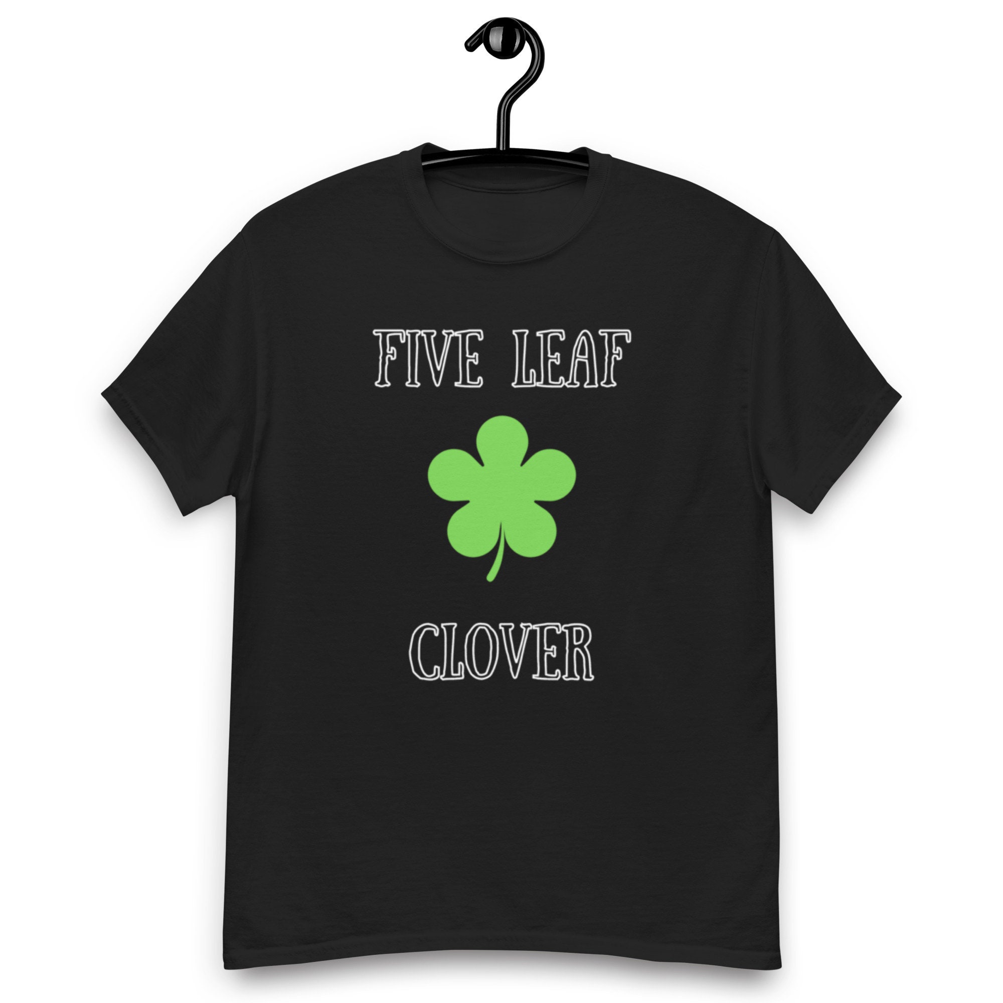 Luke Combs Five Leaf Clover Inspired Black Tee Country Tee Etsy