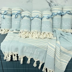 Bridesmaids Gifts, Personalized Towel, Bachelorette Party Favor, Turkish Beach Towel, Gift for Bridesmaids, Personalized Beach Towel