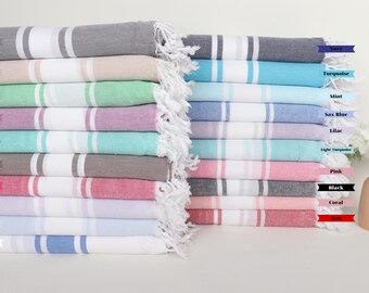 Wedding Gifts Towel, Bachelorette Party Favors, Bachelorette Party Gifts Bridesmaids, Striped Towel, 40"x70" Cotton Towel, Gift For Mom,