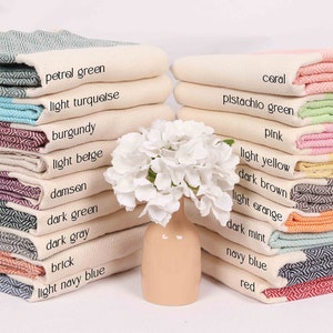 Personalized Gift, Bachelorette Party Towel, Handwoven Face Towel, Soft Cotton Towel, Housewarming Present, Kitchen Accessories