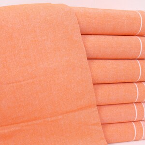 Monogram Blanket, Throw Blanket, 56x91 Inches Orange Cotton Throw, Personalized Blanket, Striped Throw, Personalized Wedding Gift,