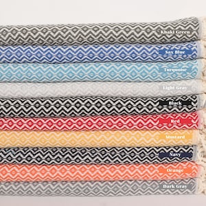 Monogram Blanket, Tablecloth, Bridal Gifts, Diamond Throw, 79&quot;x95&quot; Cotton Throw, Custom Wedding Gifts, Throw Blanket for Bed,